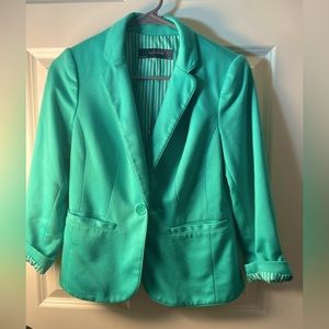 Green blazer